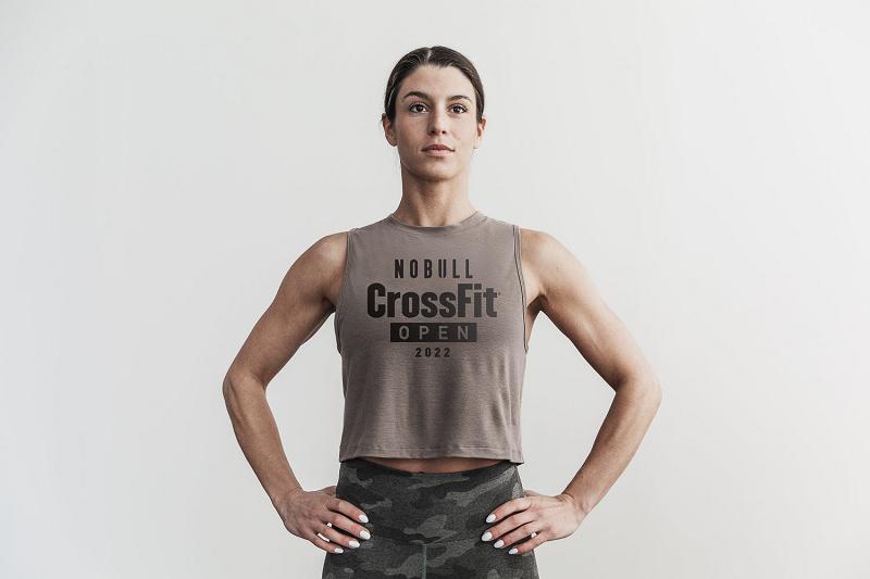 Beige Nobull WoCrossfit Open<Sup>®</Sup> 2022 Muscle Tank Women's Tanks | CA A2249H